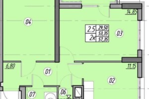 Продажа квартиры, Тернополь, р‑н. Новый свет, Полковника Данила Нечая улица, дом 25