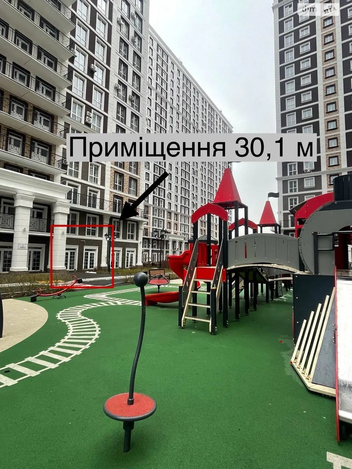 Сдается в аренду помещения свободного назначения 30.1 кв. м в 21-этажном здании, цена: 753 $ - фото 1