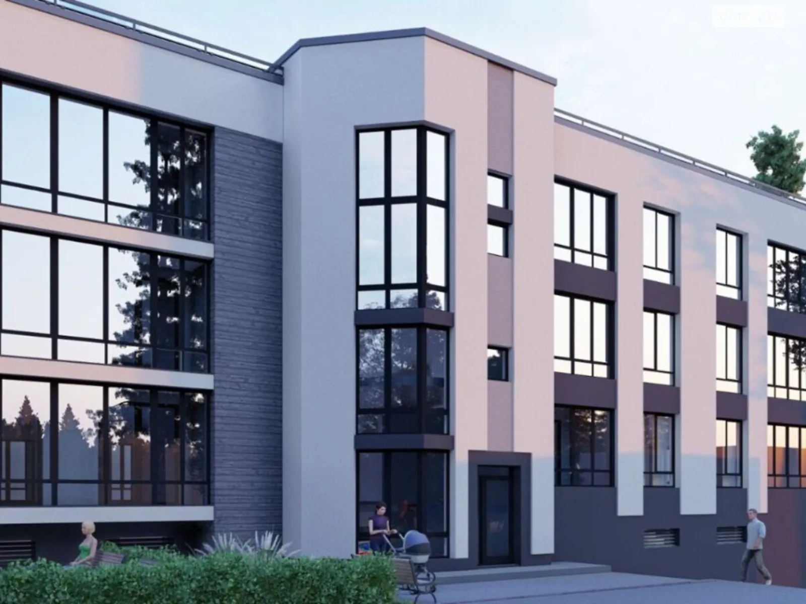 1-комнатная квартира 47 кв. м в Тернополе, ул. Оболоня, 23 - фото 1