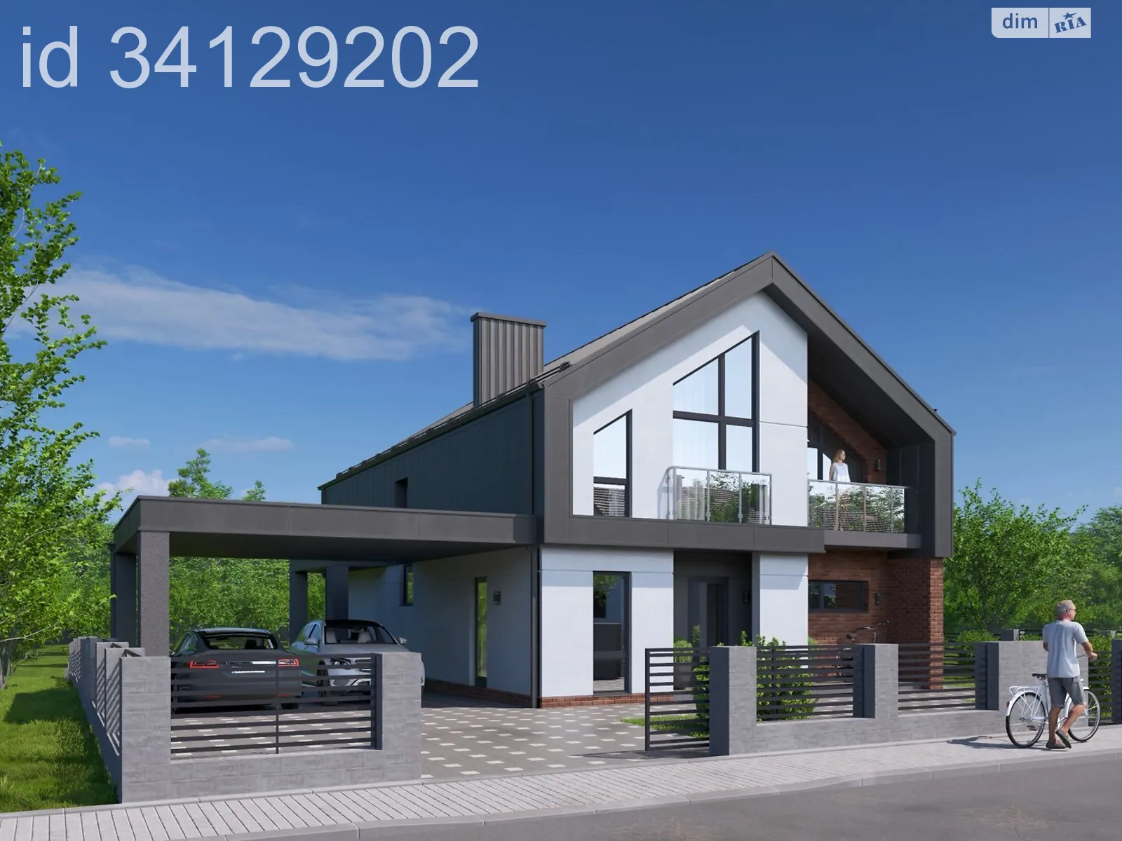 Продается дом на 2 этажа 225 кв. м с террасой, цена: 220000 $ - фото 1