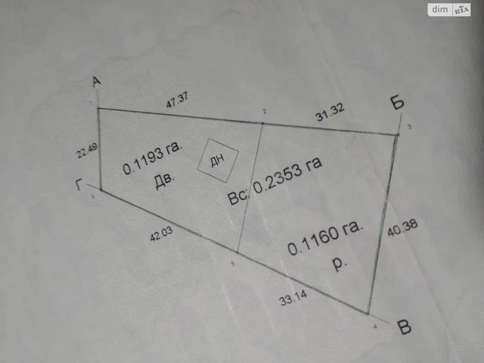 Продается земельный участок 0.2353 соток в Черновицкой области, цена: 7000 $ - фото 1