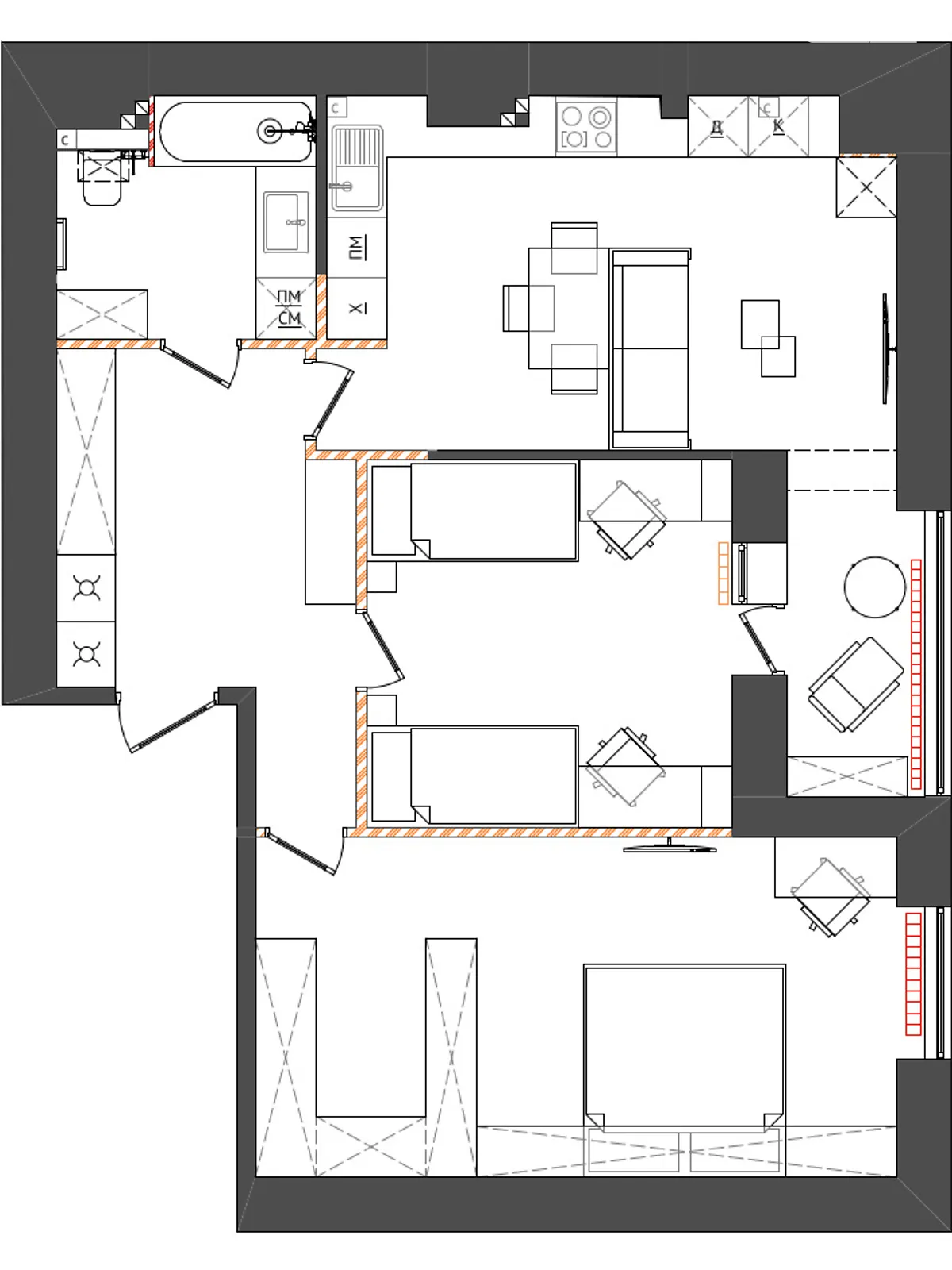 Продается 2-комнатная квартира 76.3 кв. м в Днепре, ул. Независимости(Титова) - фото 1