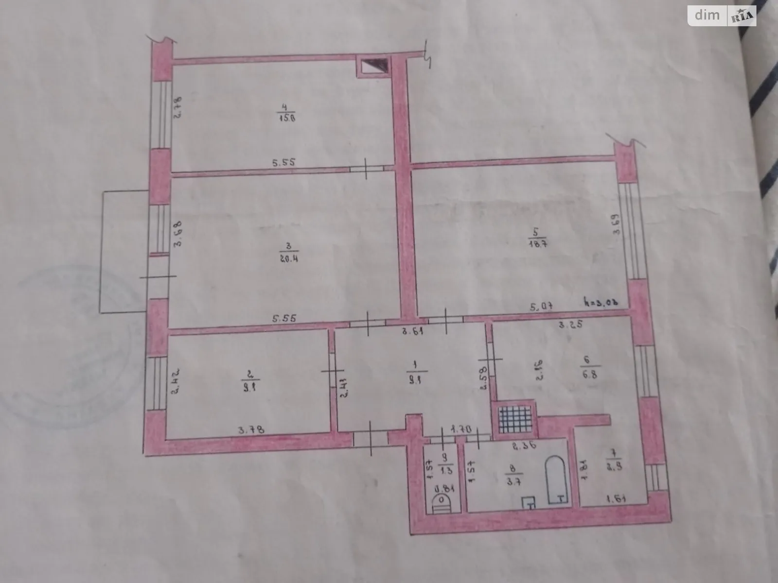Продается 4-комнатная квартира 88 кв. м в, цена: 28000 $ - фото 1