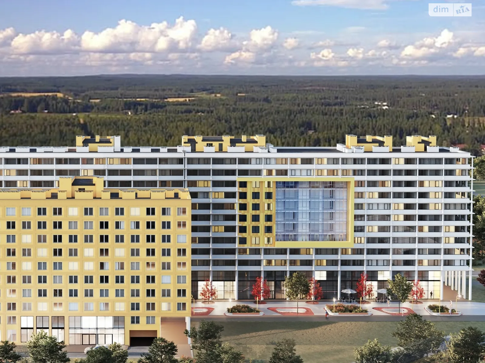 Продается 1-комнатная квартира 44 кв. м в Львове, ул. Трускавецкая, 1 - фото 1