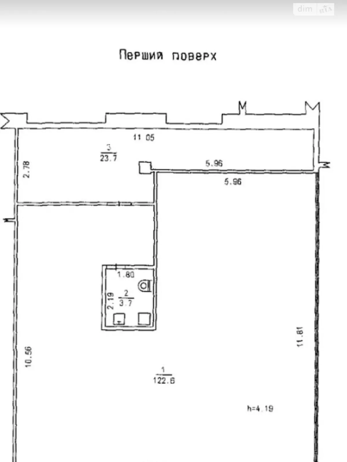 Сдается в аренду помещения свободного назначения 150 кв. м в 3-этажном здании, цена: 67500 грн - фото 1