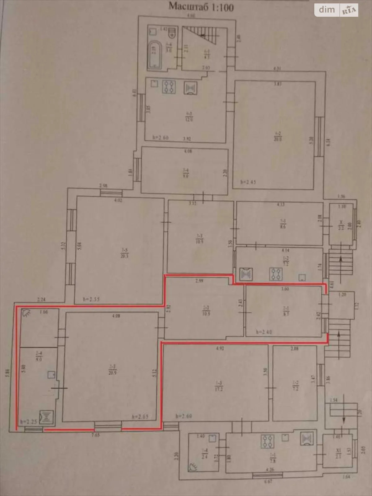 Продается часть дома 46.1 кв. м с камином, цена: 42000 $ - фото 1