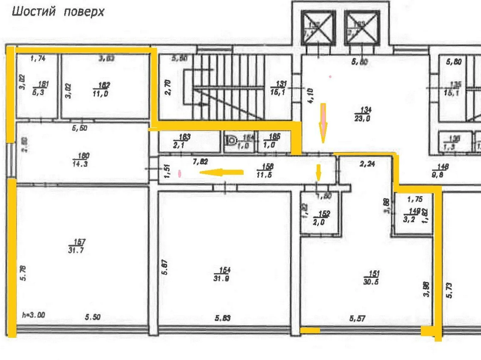 Сдается в аренду офис 161.3 кв. м в бизнес-центре, цена: 24200 грн - фото 1