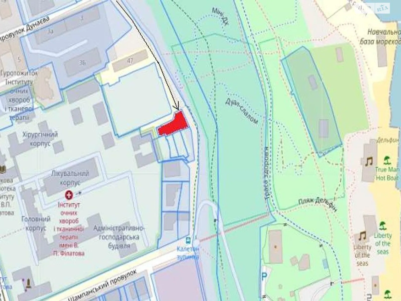 Продается земельный участок 8.24 соток в Одесской области, цена: 1650000 $ - фото 1