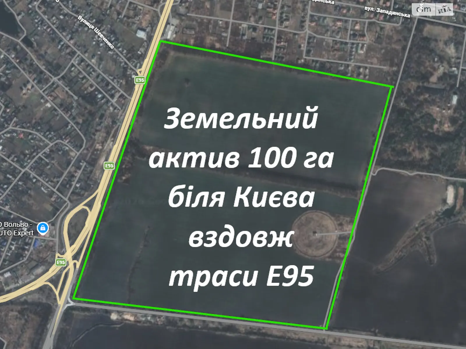 Продается земельный участок 100 соток в Киевской области, цена: 37450000 $ - фото 1