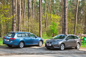 Тест-драйв Seat Leon ST и Volkswagen Golf Variant