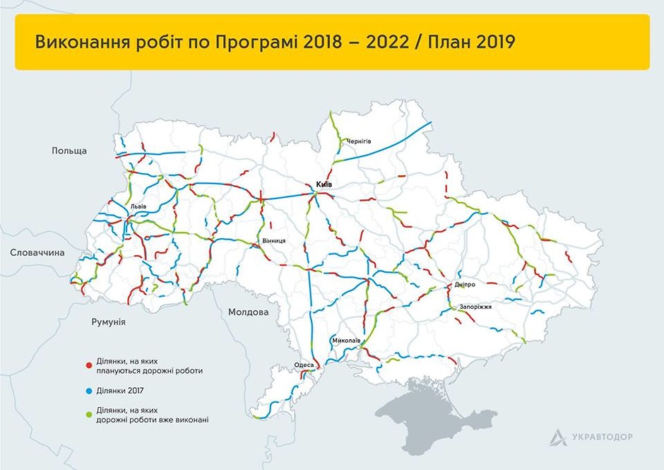 ремонт дорог в Украине