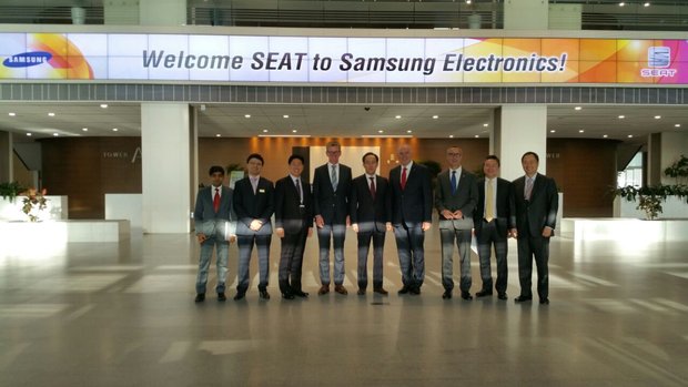 Seat Samsung partnership established