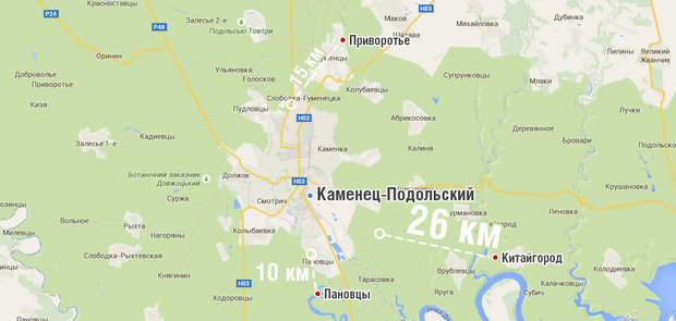 Подольск украина карта