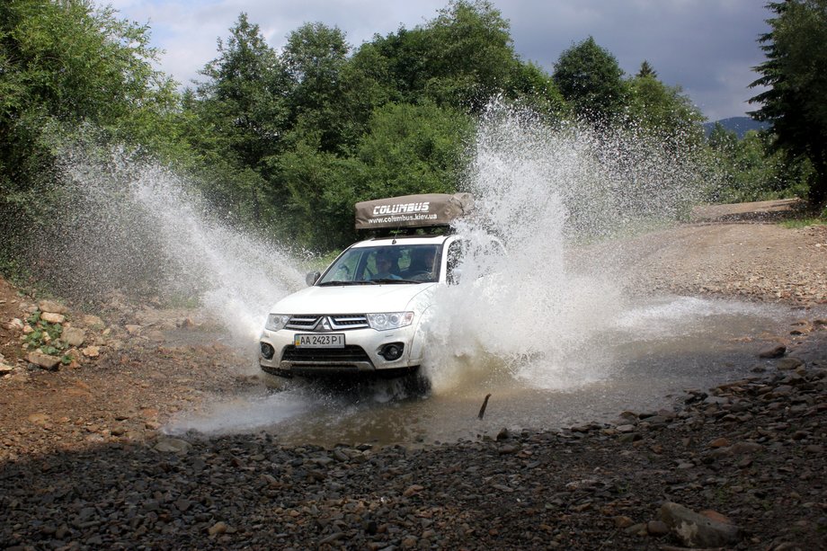 внедорожники, экспедиция в карпаты, Mitsubishi Pajero Sport