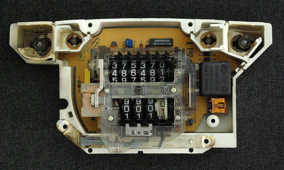 Одометр механический