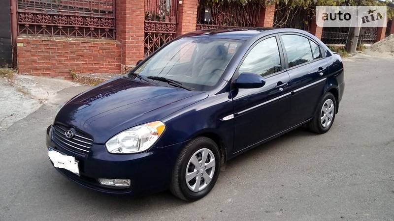 AUTO.RIA – Продам Хюндай Акцент 2008 бензин 1.6 седан бу в Киеве, цена ...