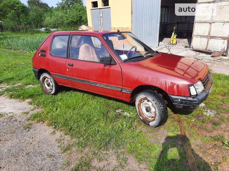AUTO.RIA – Продам Пежо 205 1985 дизель 1.7 хэтчбек бу в Львове, цена 500