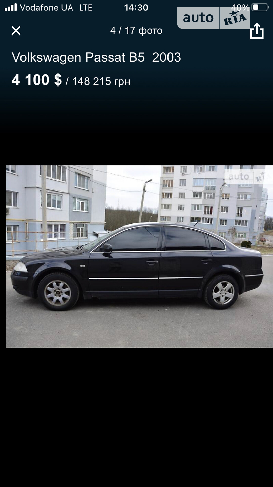 VOLKSWAGEN PASSAT 2003