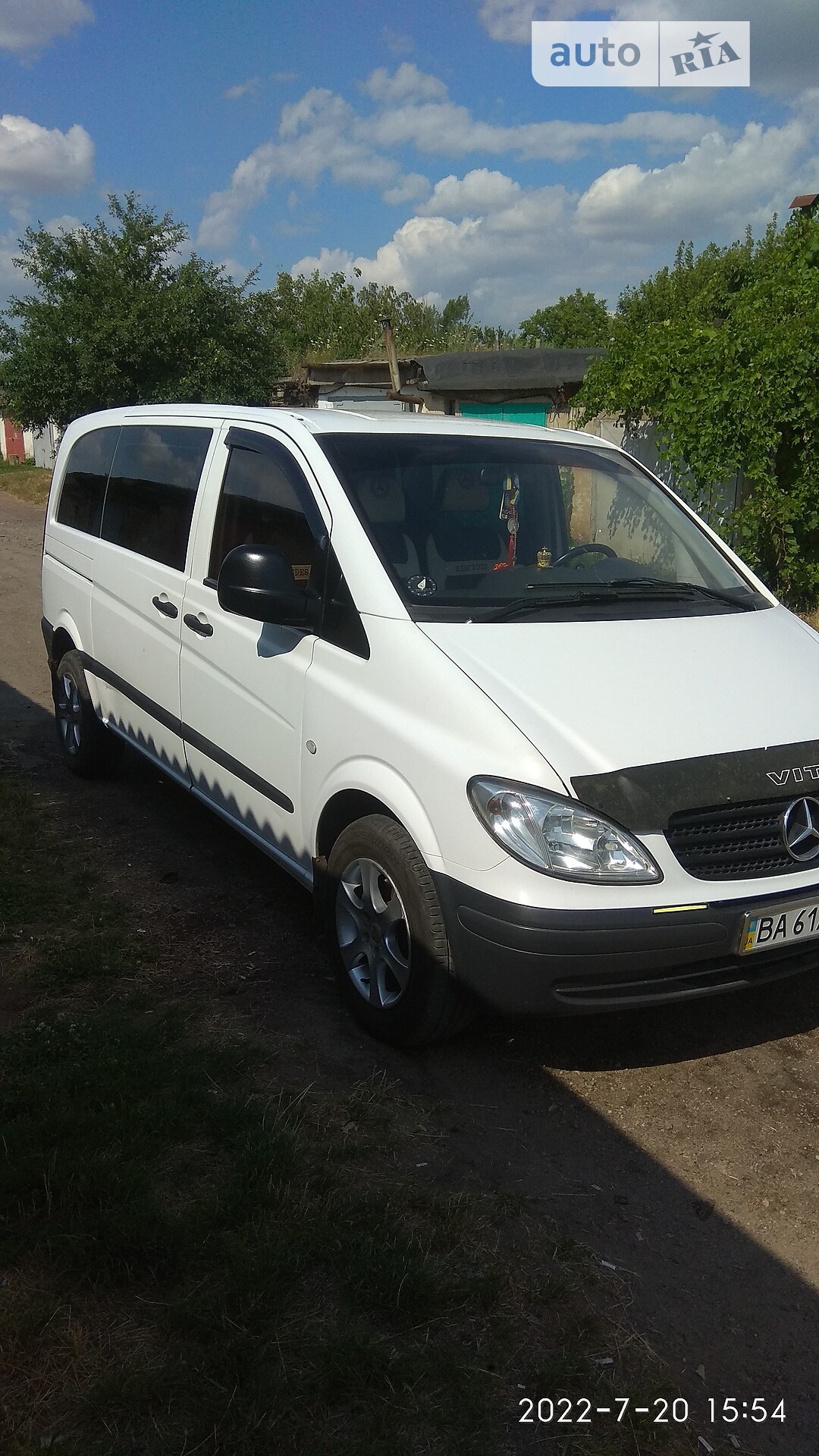 Головне фото звіту автомобіля MERCEDES-BENZ VITO 109 CDI 2006