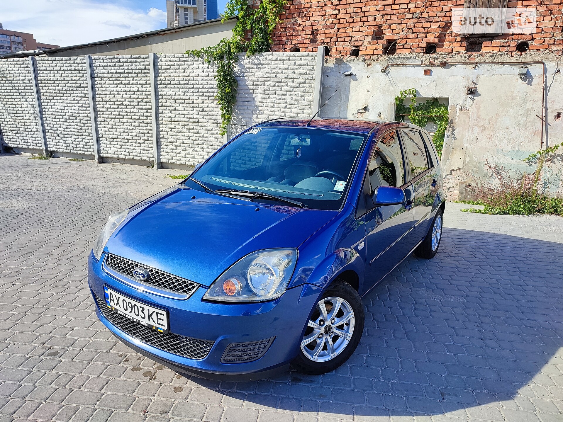 Головне фото звіту автомобіля FORD FIESTA 2008