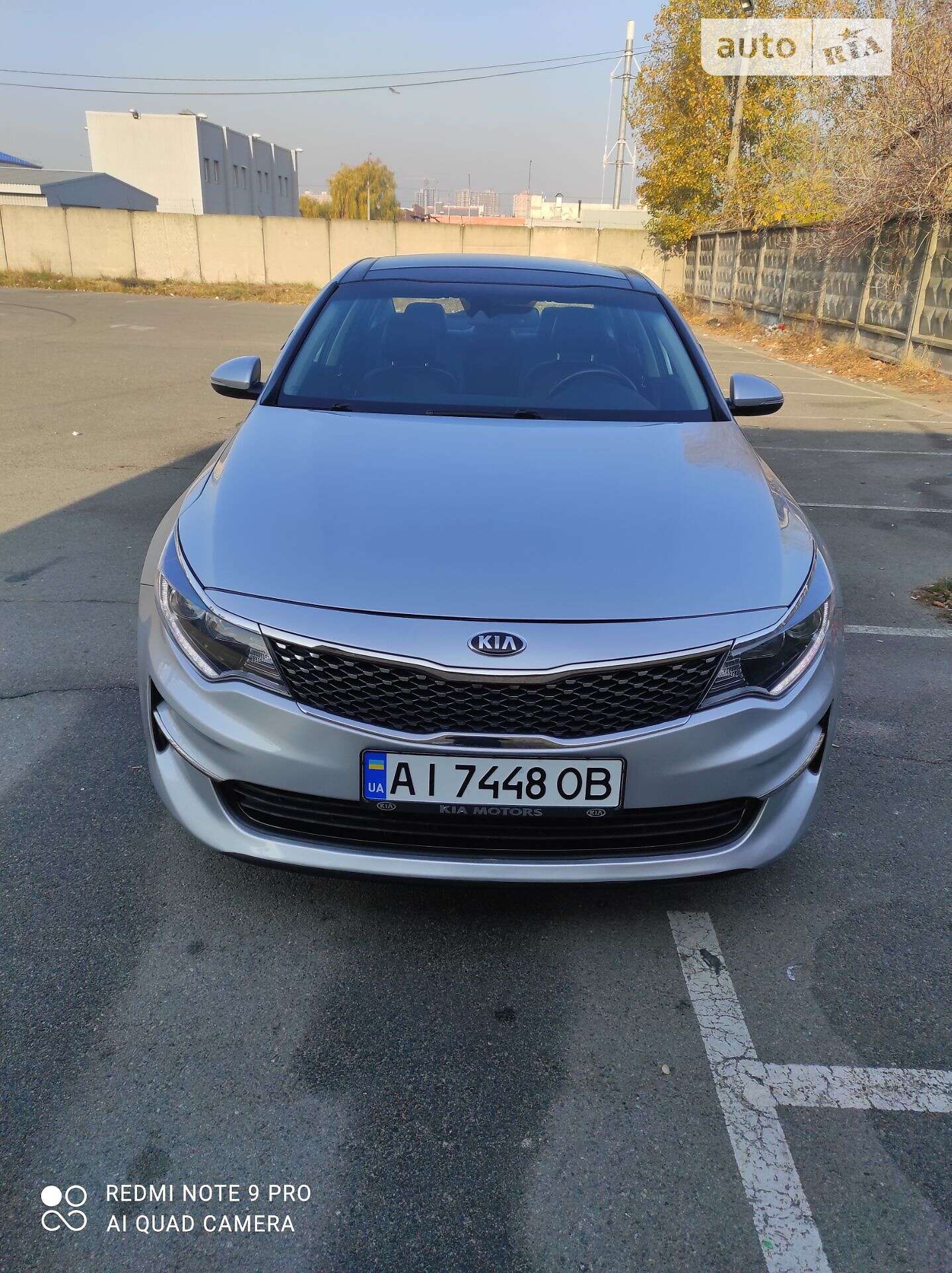 Головне фото звіту автомобіля KIA OPTIMA 2016
