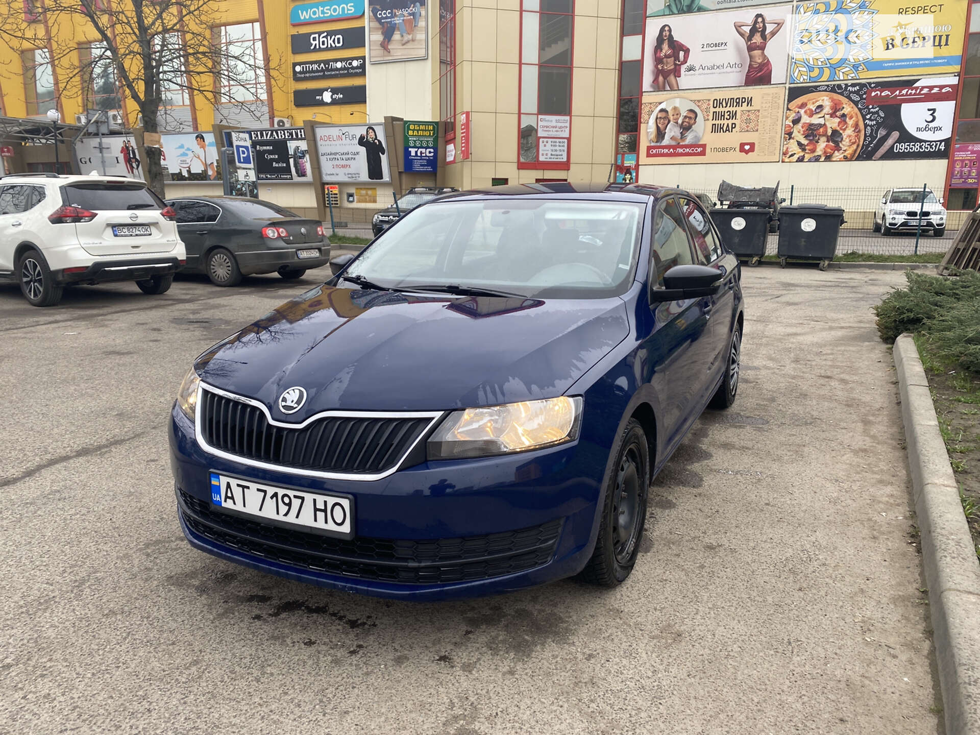 Головне фото звіту автомобіля SKODA RAPID 2016
