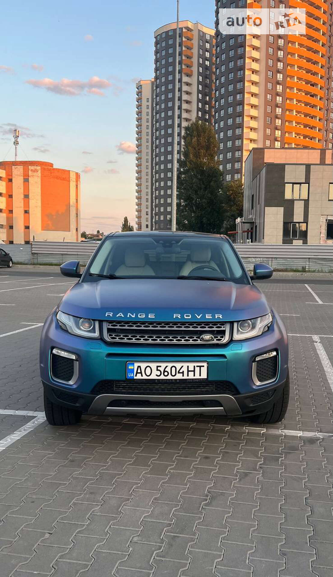 Головне фото звіту автомобіля LAND ROVER RANGE ROVER EVOQUE 2016