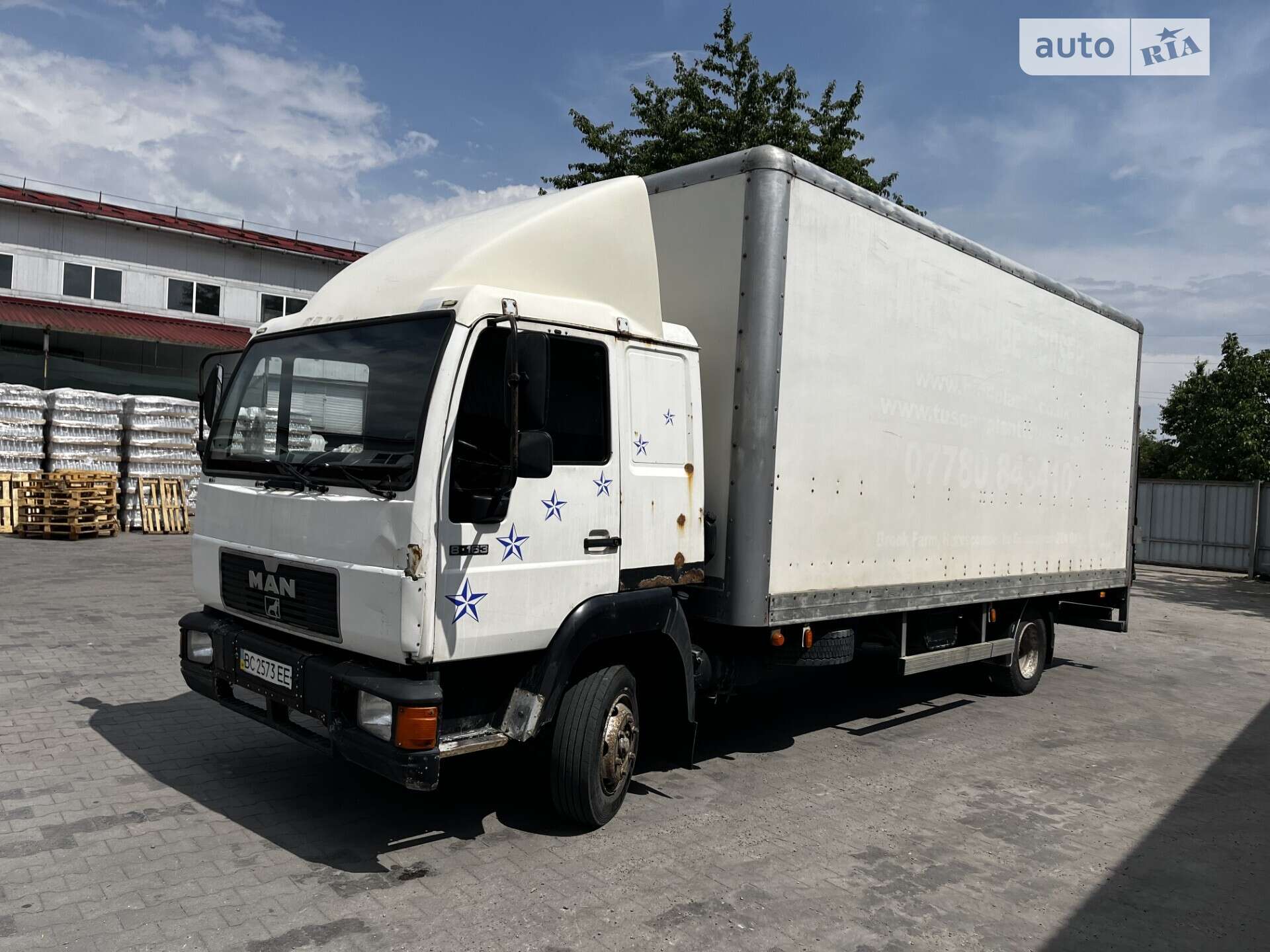 Головне фото звіту автомобіля MAN 8.153 1999