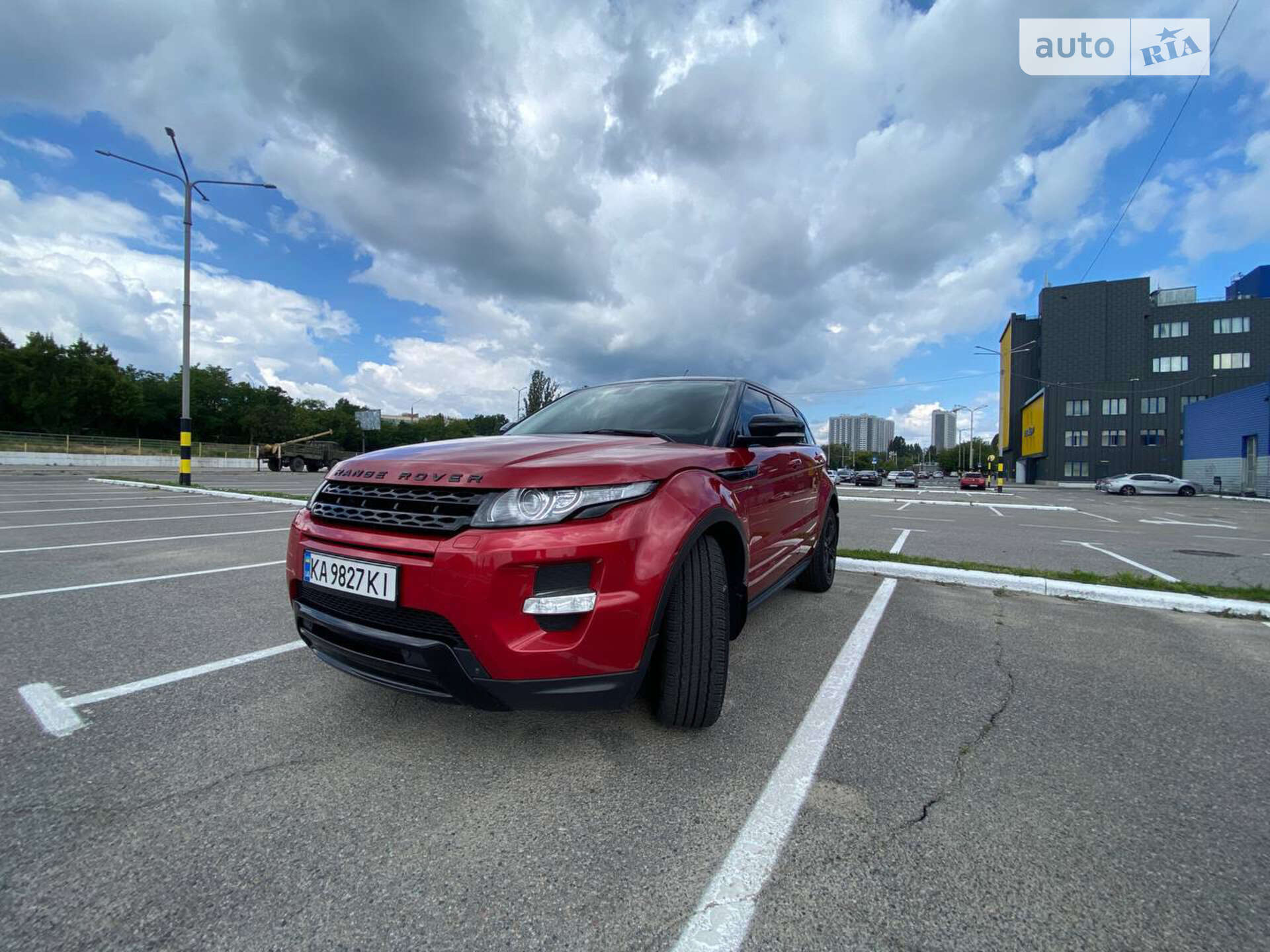 Головне фото звіту автомобіля LAND ROVER RANGE ROVER EVOQUE 2012