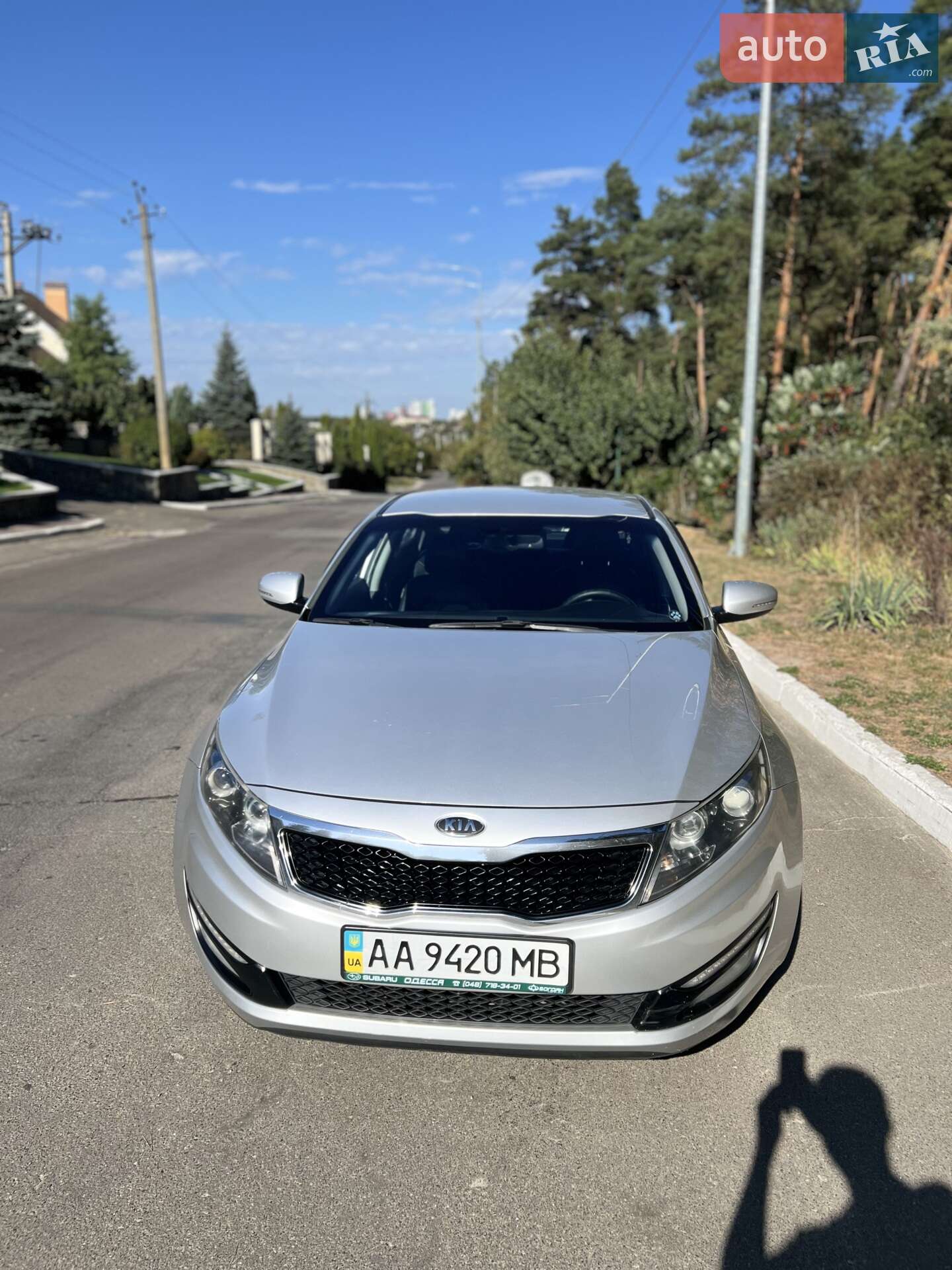 Головне фото звіту автомобіля KIA OPTIMA 2012