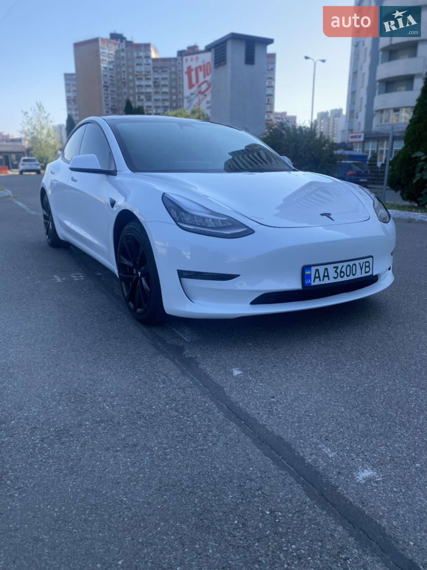 Головне фото звіту автомобіля TESLA MODEL 3 2019