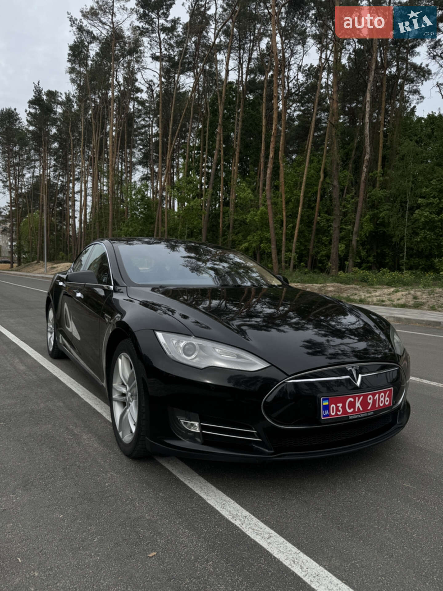 Головне фото звіту автомобіля TESLA MODEL S 2014