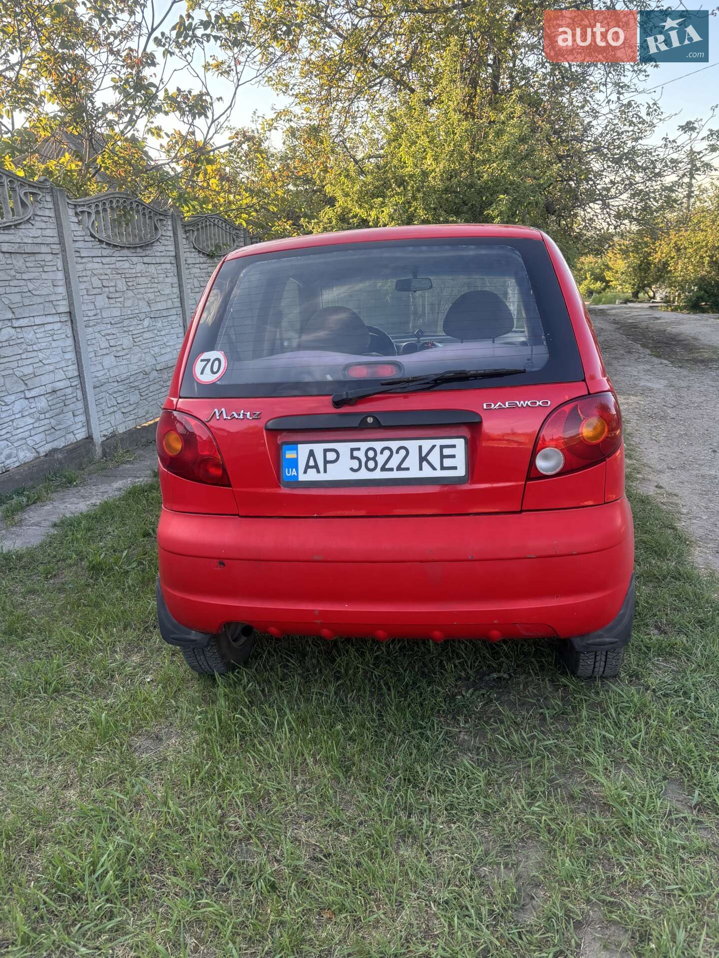 Головне фото звіту автомобіля DAEWOO MATIZ 2007