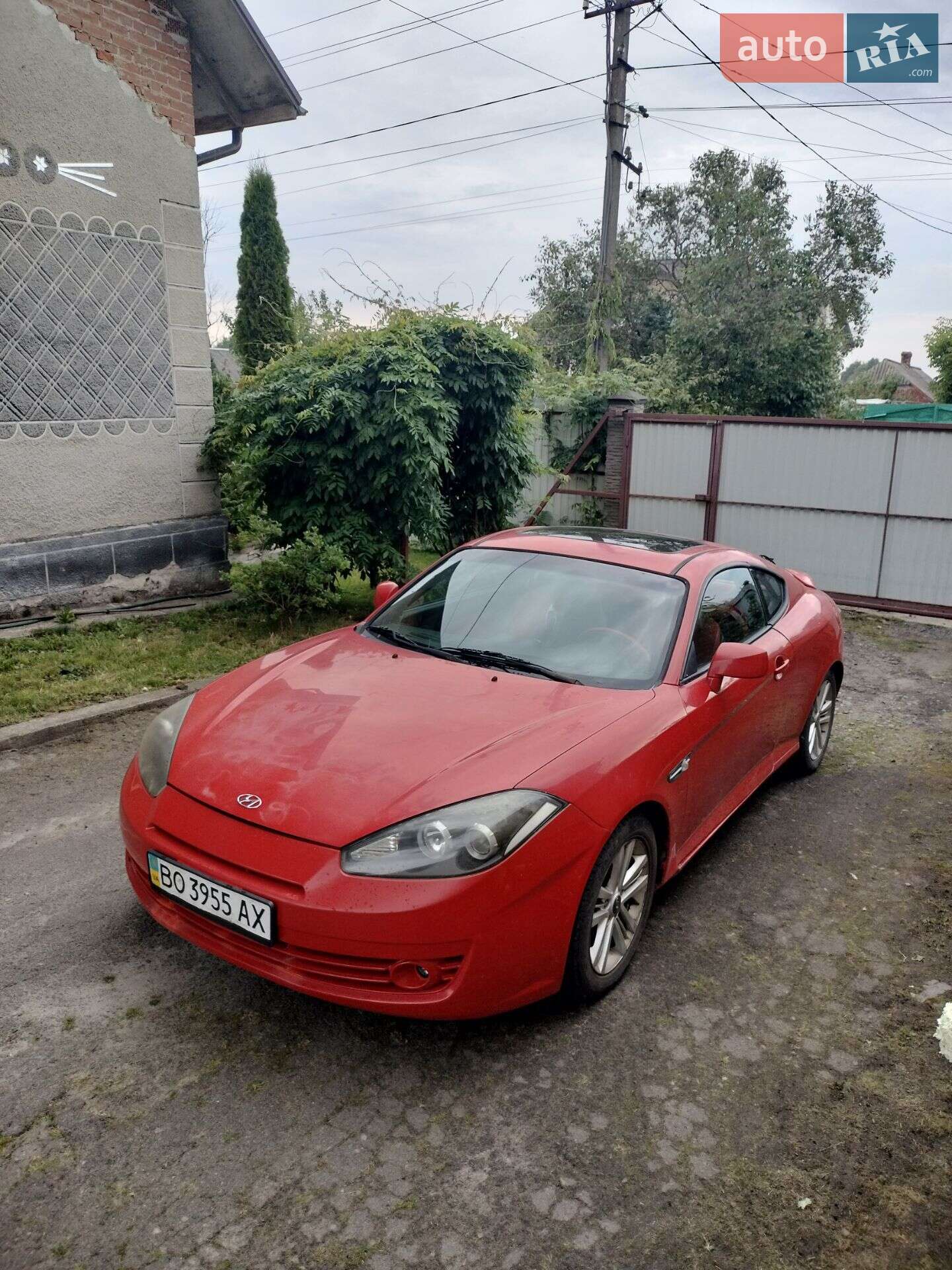 Головне фото звіту автомобіля HYUNDAI COUPE 2008