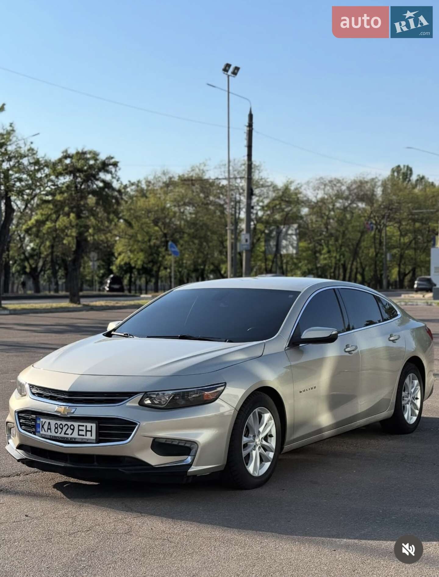 Головне фото звіту автомобіля CHEVROLET MALIBU 2016