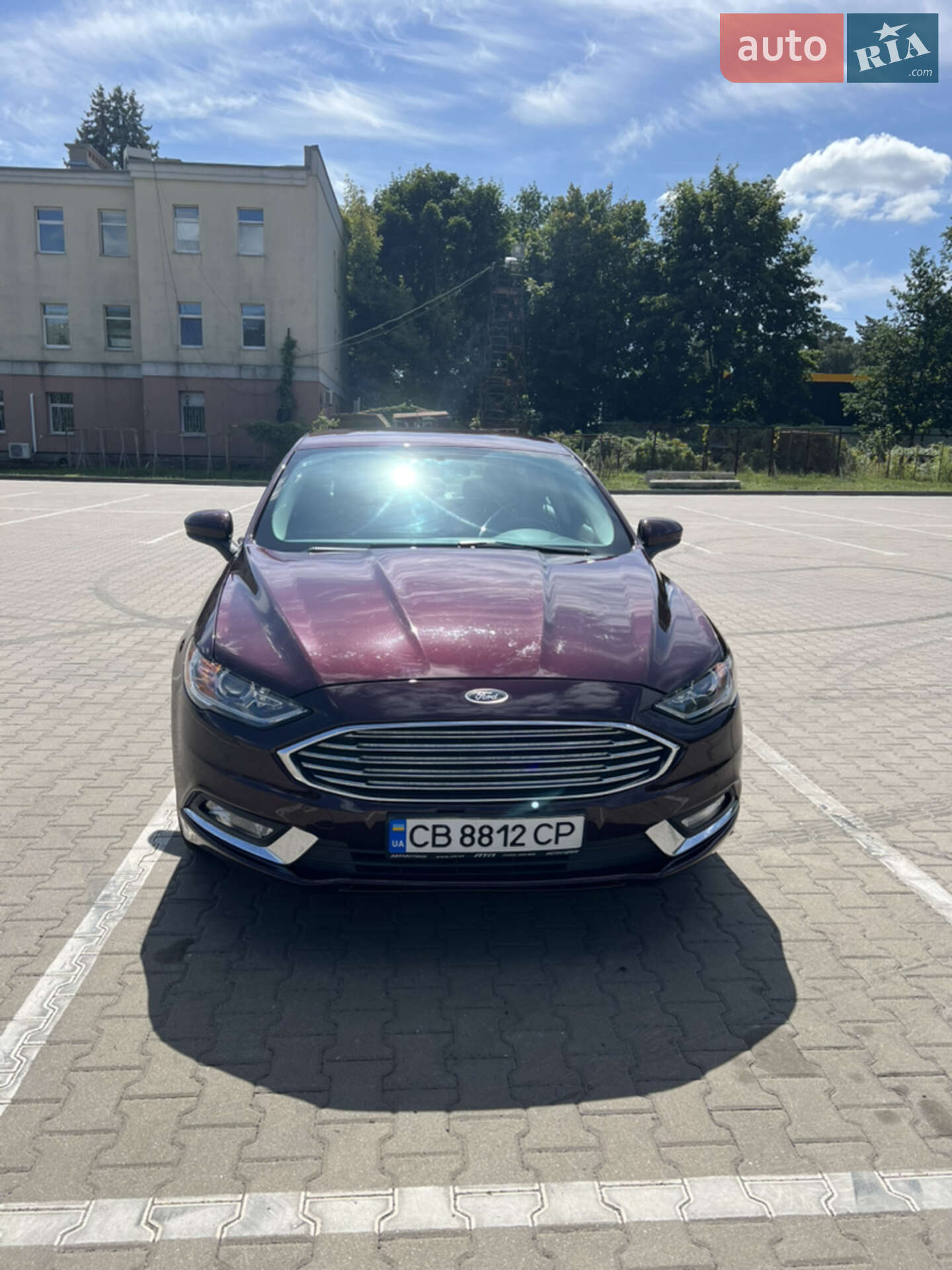 Головне фото звіту автомобіля FORD FUSION 2016