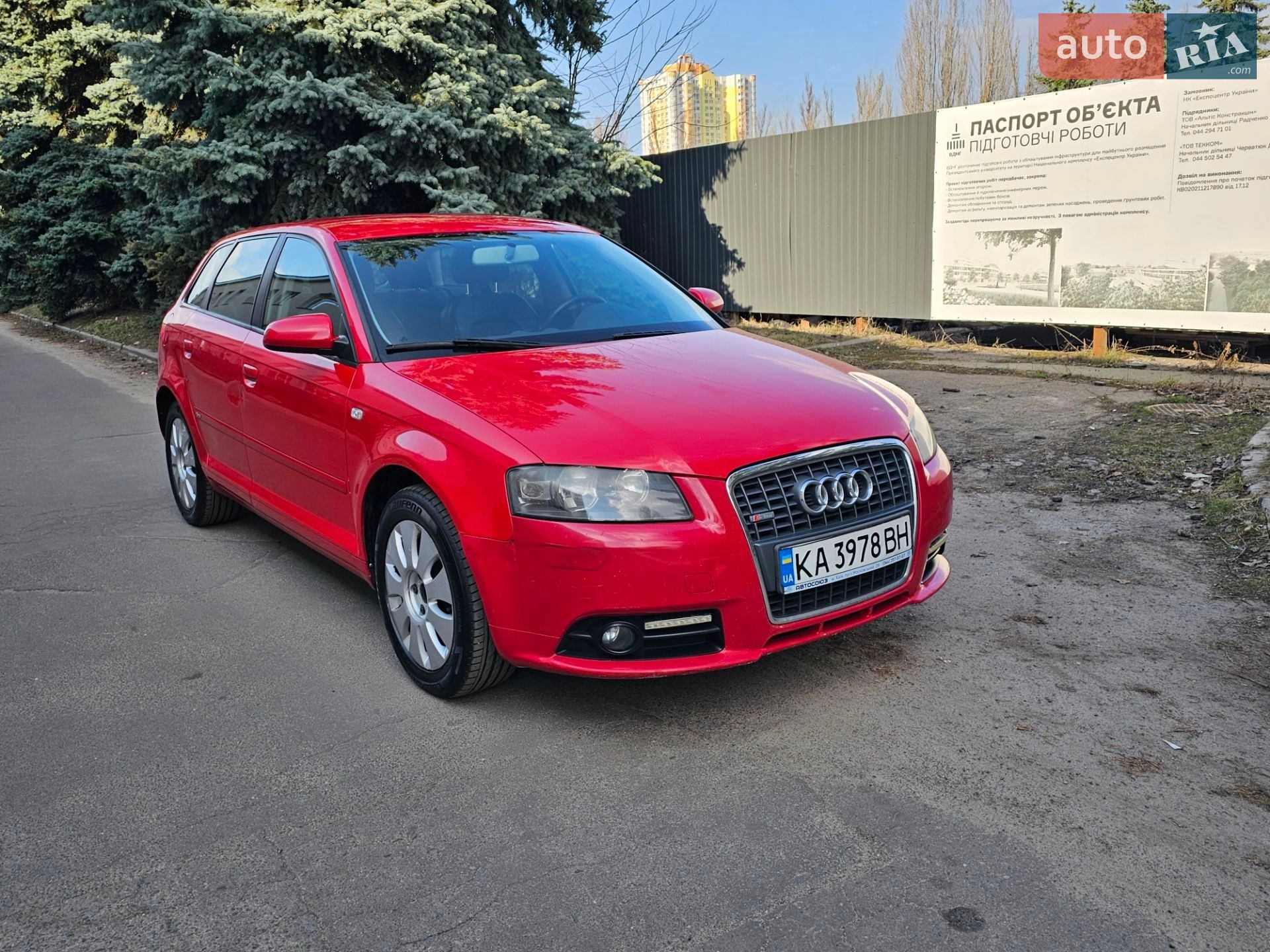 Головне фото звіту автомобіля AUDI A3 2007