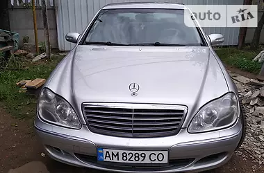 Mercedes-Benz S-Class cdi 2002 - пробіг 398 тис. км