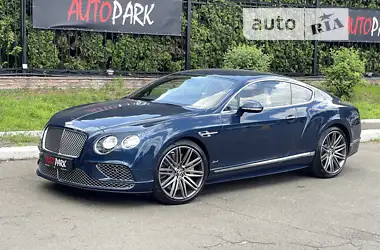 Bentley Continental GT SPEED 2016 - пробег 25 тыс. км