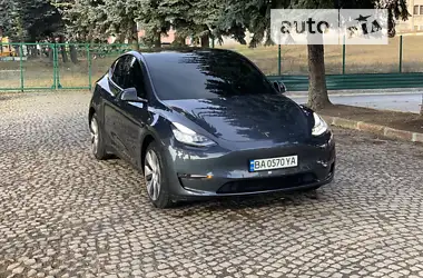 Tesla Model Y 2021 - пробег 39 тыс. км