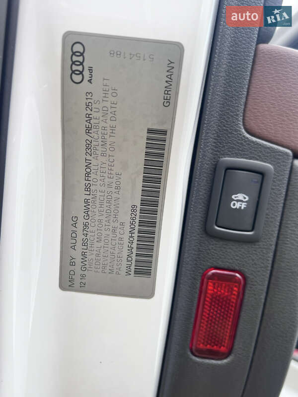 Седан Audi A4 2016 в Черкассах