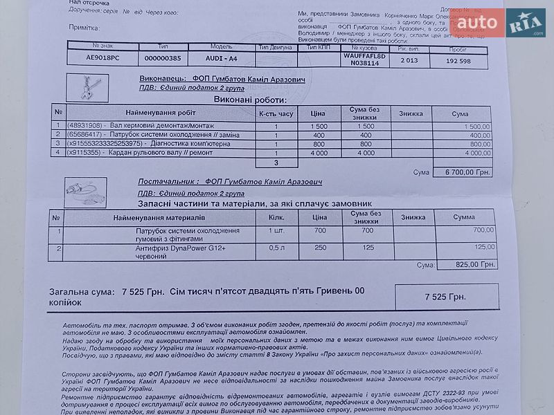 Седан Audi A4 2013 в Лубнах фото 20 Седан Audi A4 2013 в Лубнах