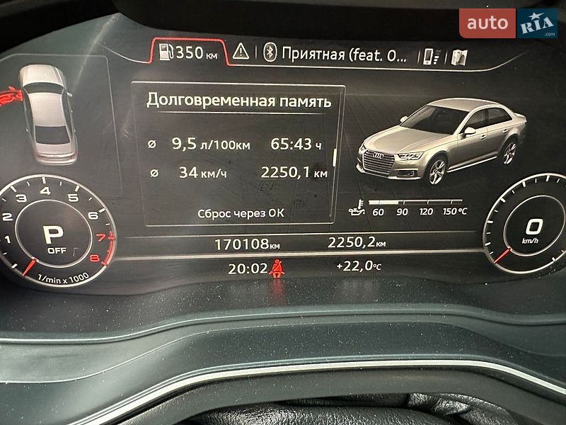 Седан Audi A4 2016 в Виннице