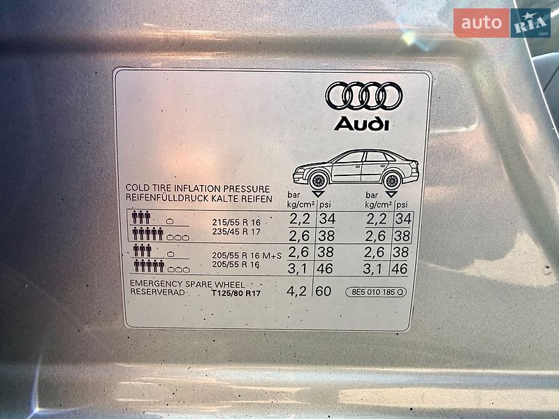 Седан Audi A4 2002 в Дрогобыче
