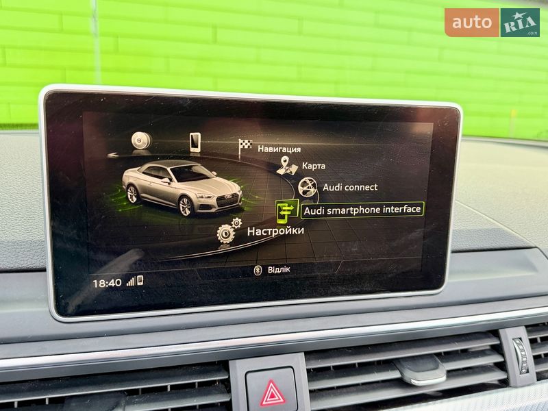 Кабриолет Audi A5 2018 в Киеве