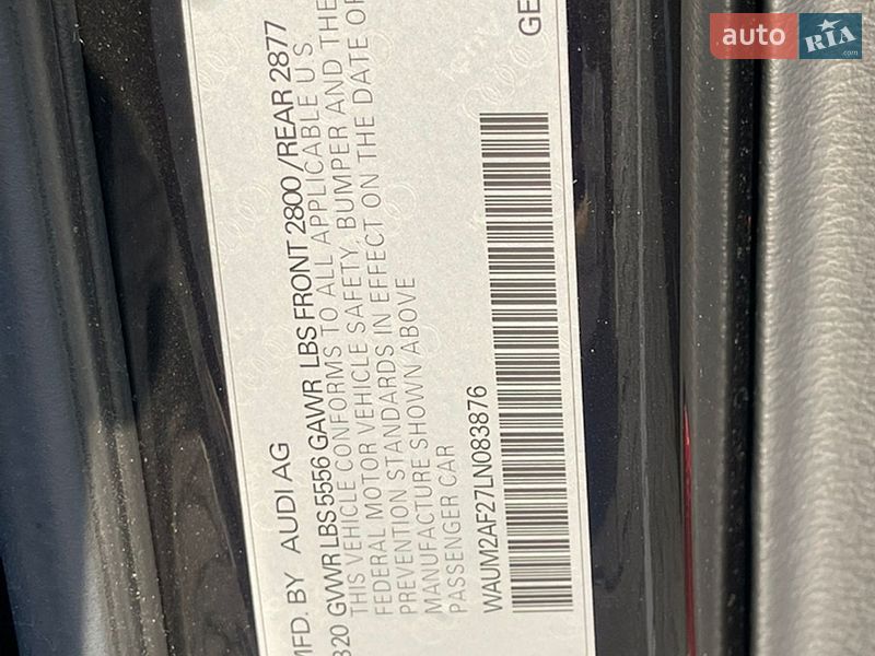 Седан Audi A6 2020 в Черкассах