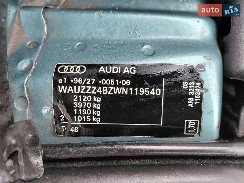 Седан Audi A6 1998 в Борщеве
