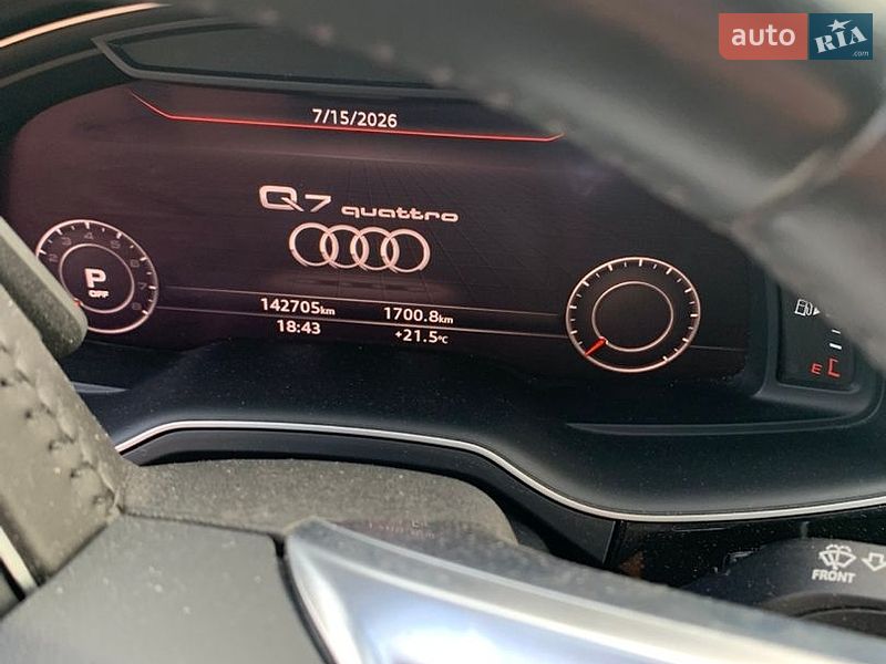 Позашляховик / Кросовер Audi Q7 2017 в Києві