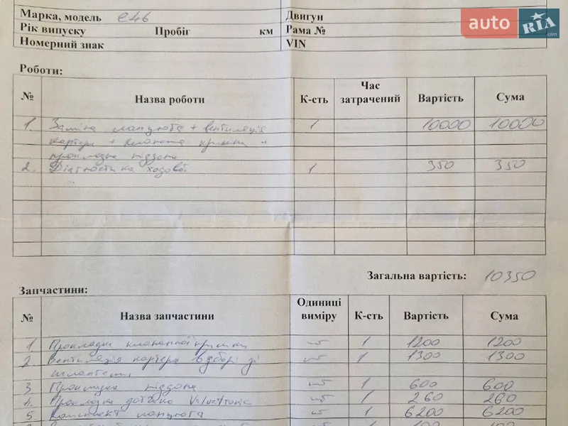 Седан BMW 3 Series 2004 в Львові документ