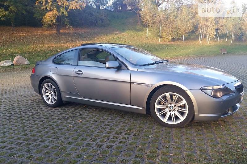 bmw 645 e63 описание